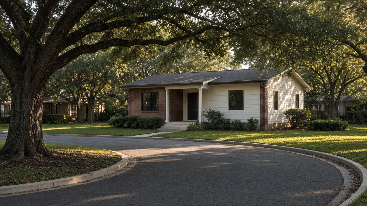 Street near 7404 Mulberry Court, Fort Worth